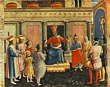 Fra Angelico Saint Cosmas and Saint Damian before Lisius painting
